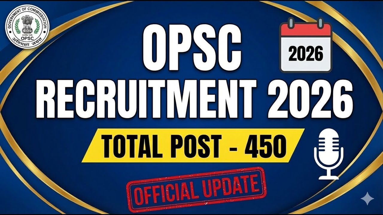 OPSC OCS Recruitment 2026
