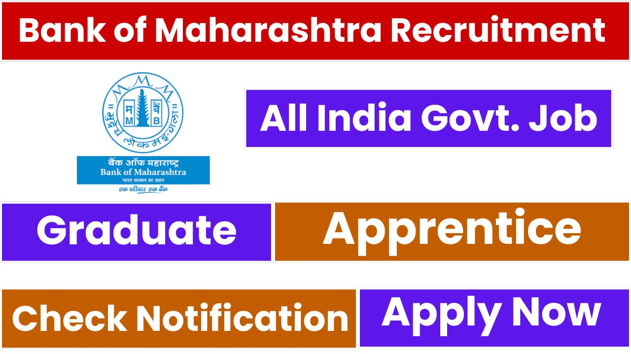 Bank of Maharashtra Apprentice Recruitment 2026