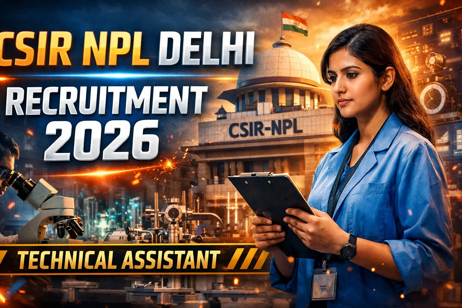 CSIR NPL Recruitment