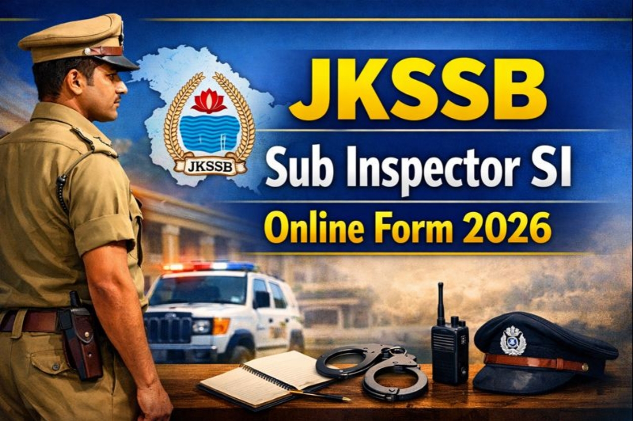 JKSSB Sub Inspector SI Online Form 2026