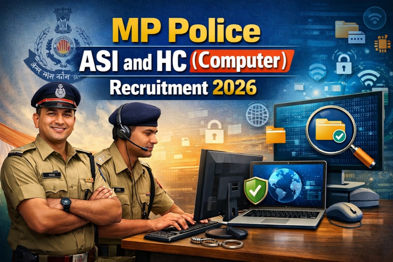 MP Police ASI and HC (Computer) Recruitment 2026