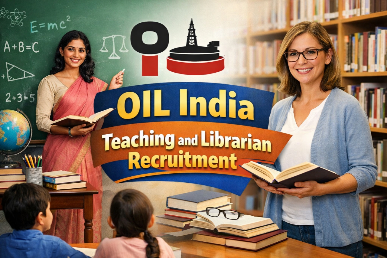OIL India Teaching and Librarian Recruitment 2026