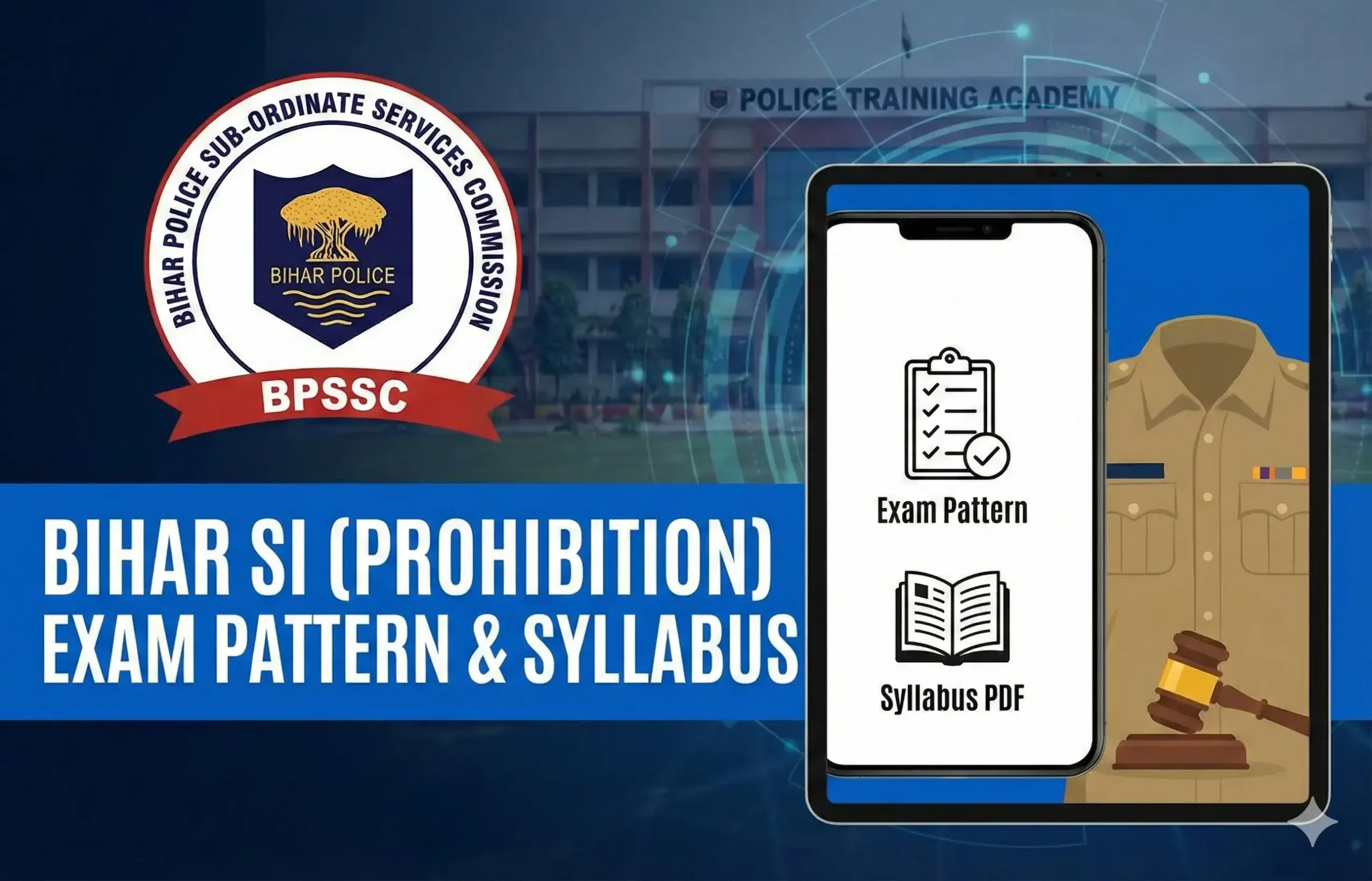 Bihar SI (Prohibition) Exam Pattern and Syllabus