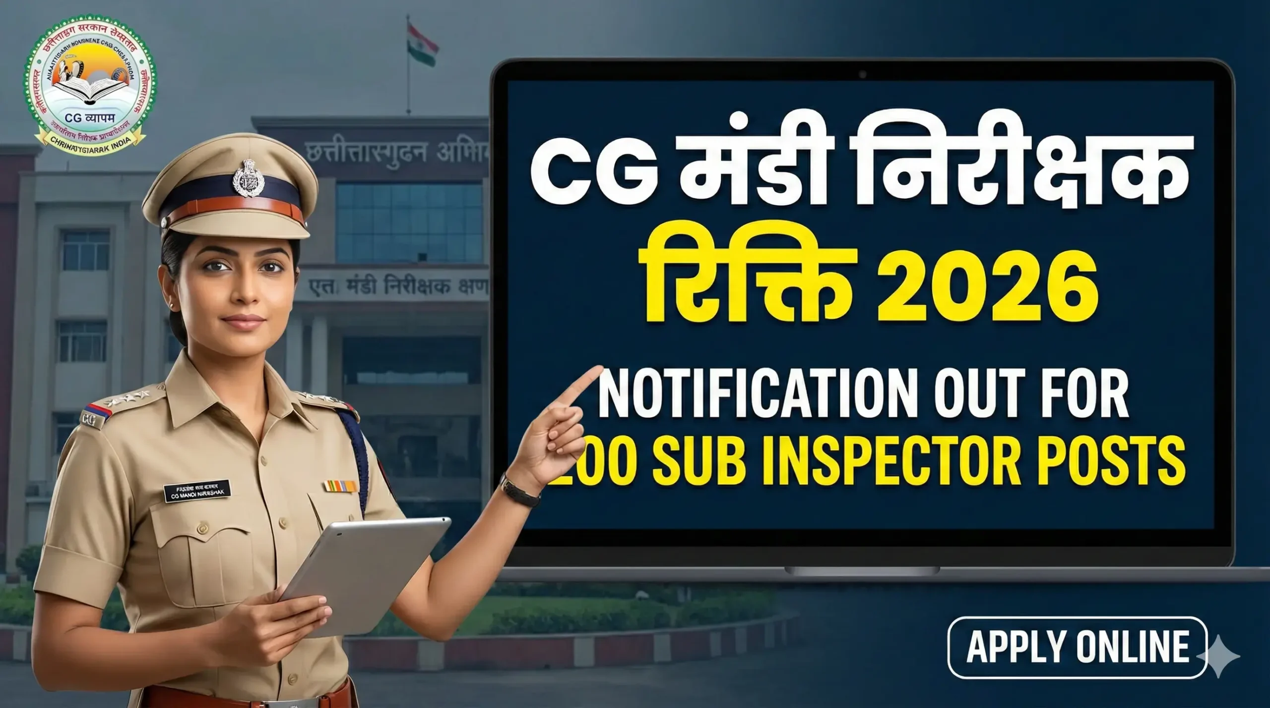 CG Mandi Nirikshak Vacancy