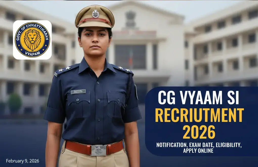 CG Vyapam SI Recruitment