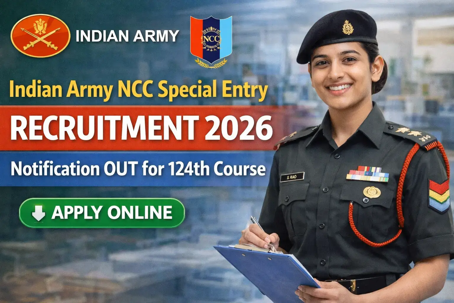 Indian Army NCC Special Entry Recruitment