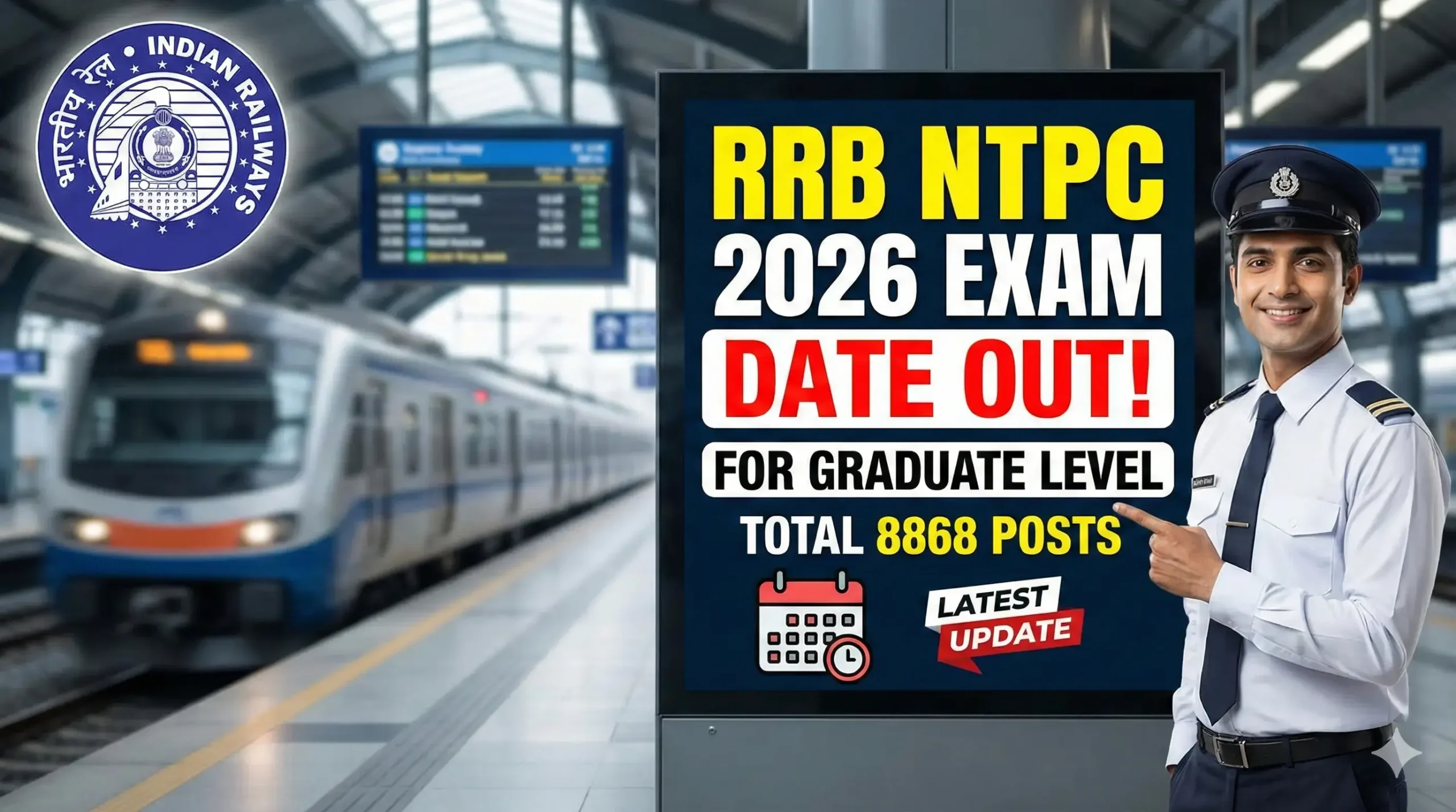 RRB NTPC 2026 Exam Date Out