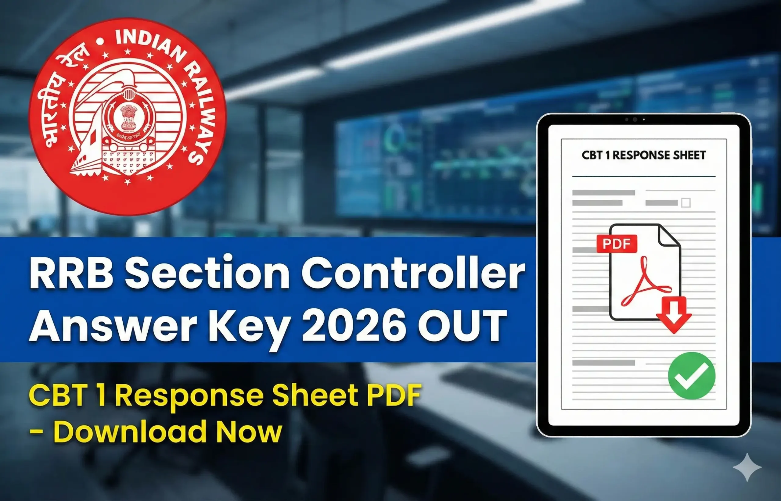 RRB Section Controller Answer Key