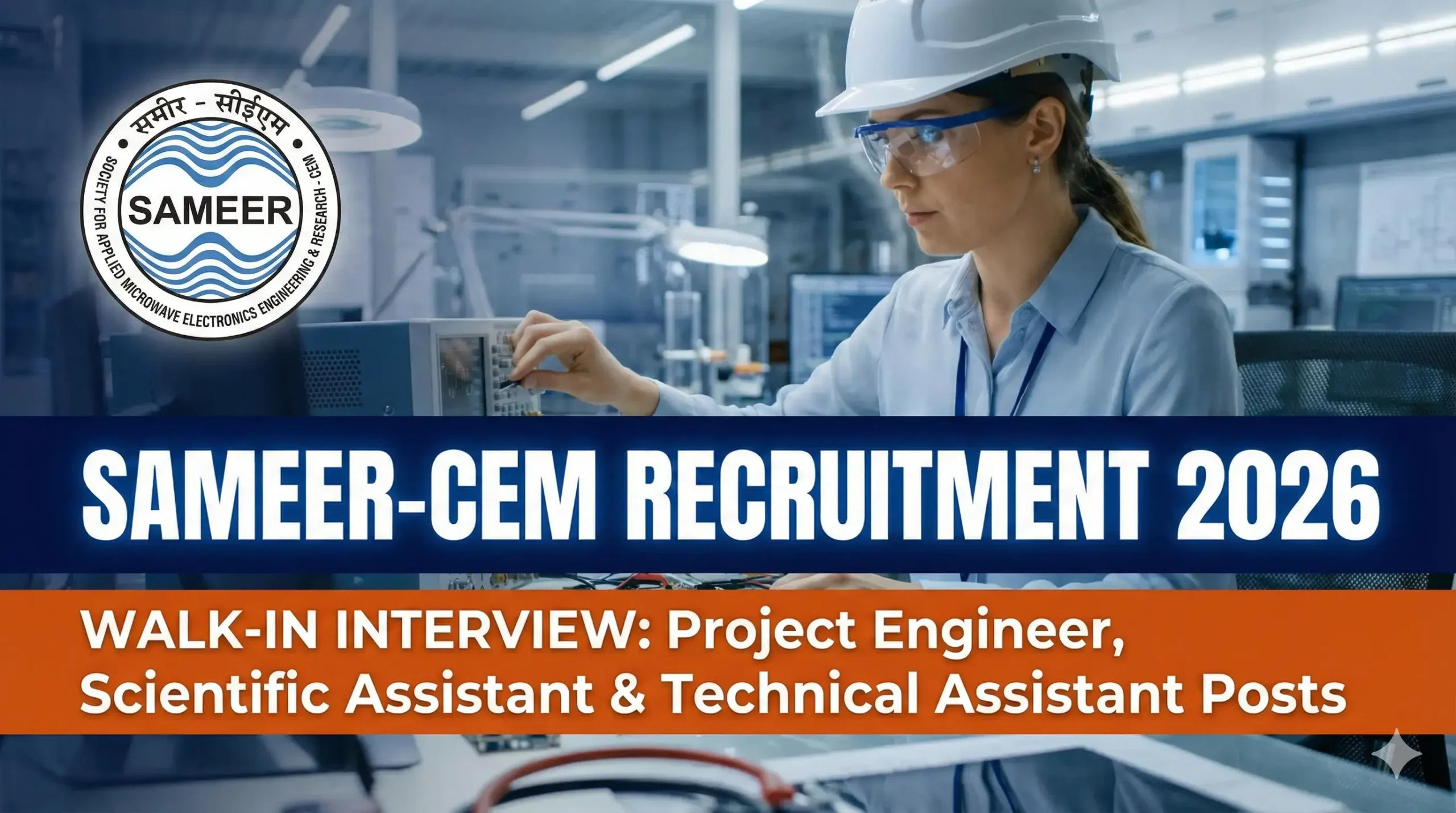 SAMEER-CEM Recruitment