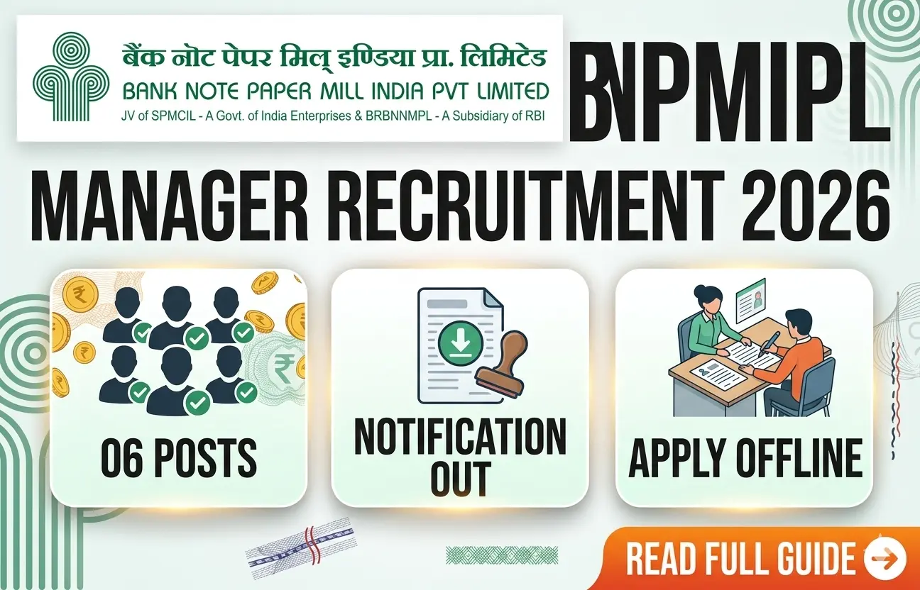 BNPMIPL Assistant Manager Recruitment