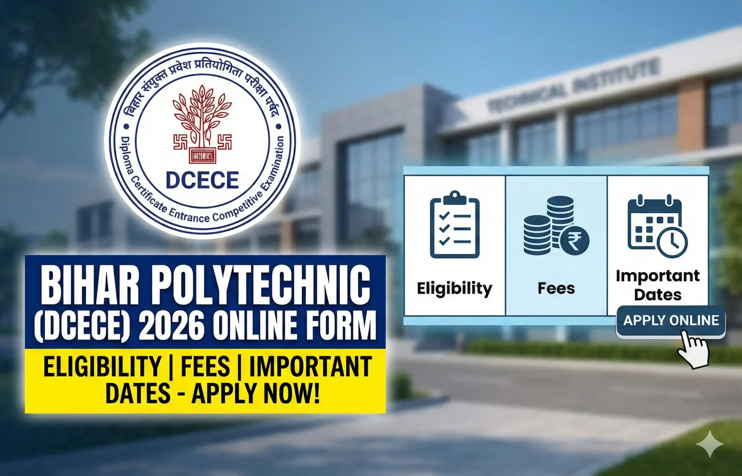 Bihar Polytechnic 2026 Online Form