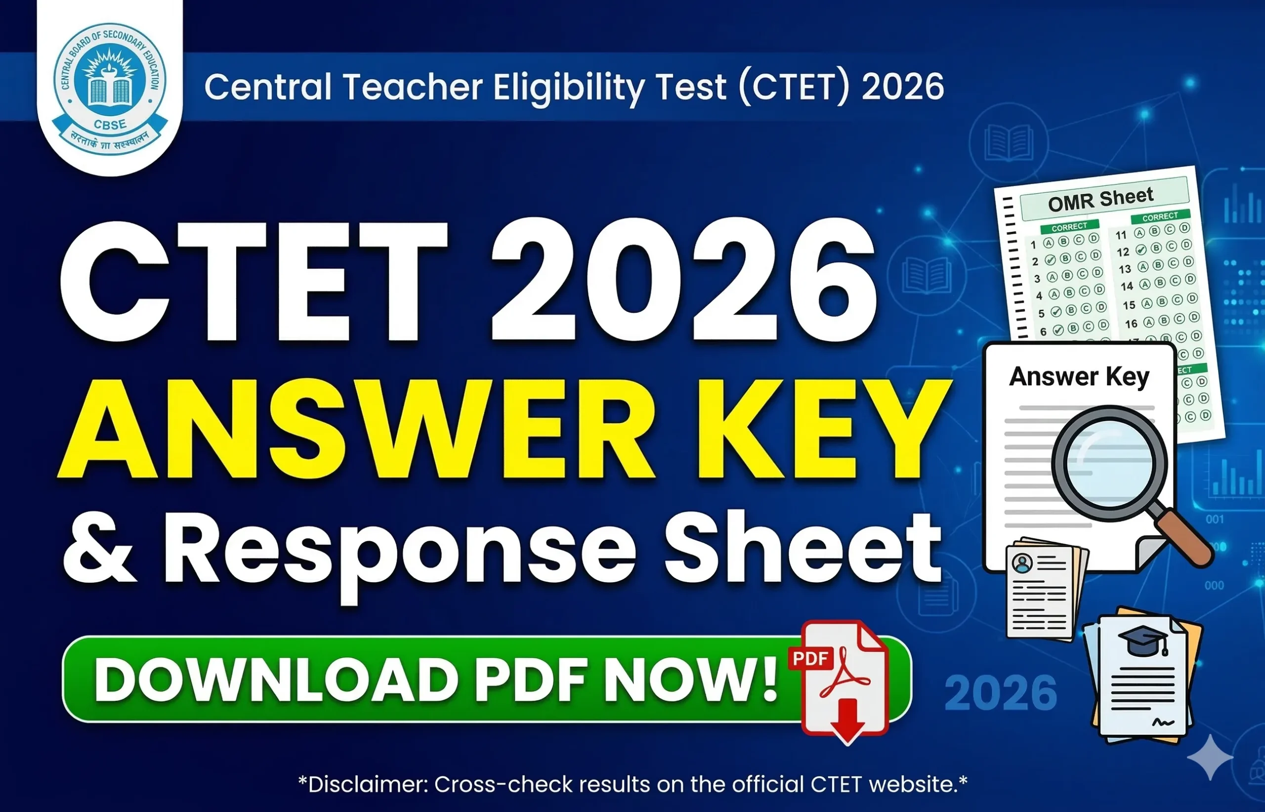 CTET Answer Key 2026