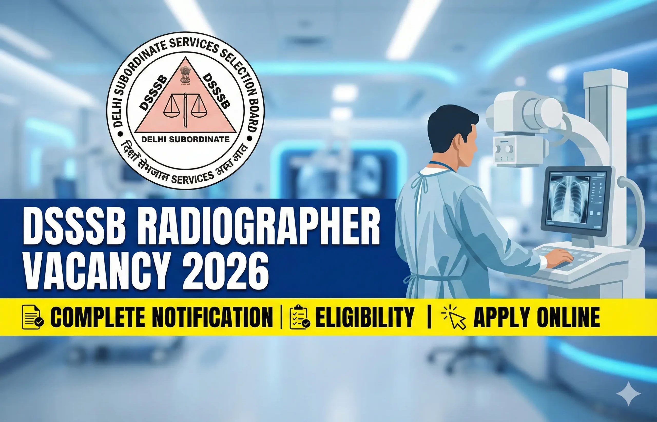 DSSSB Radiographer Vacancy 2026