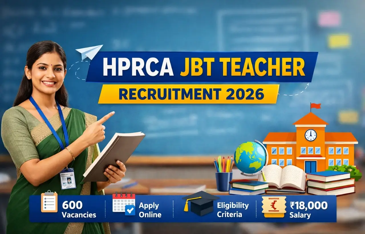 HPRCA JBT Teacher Recruitment 2026