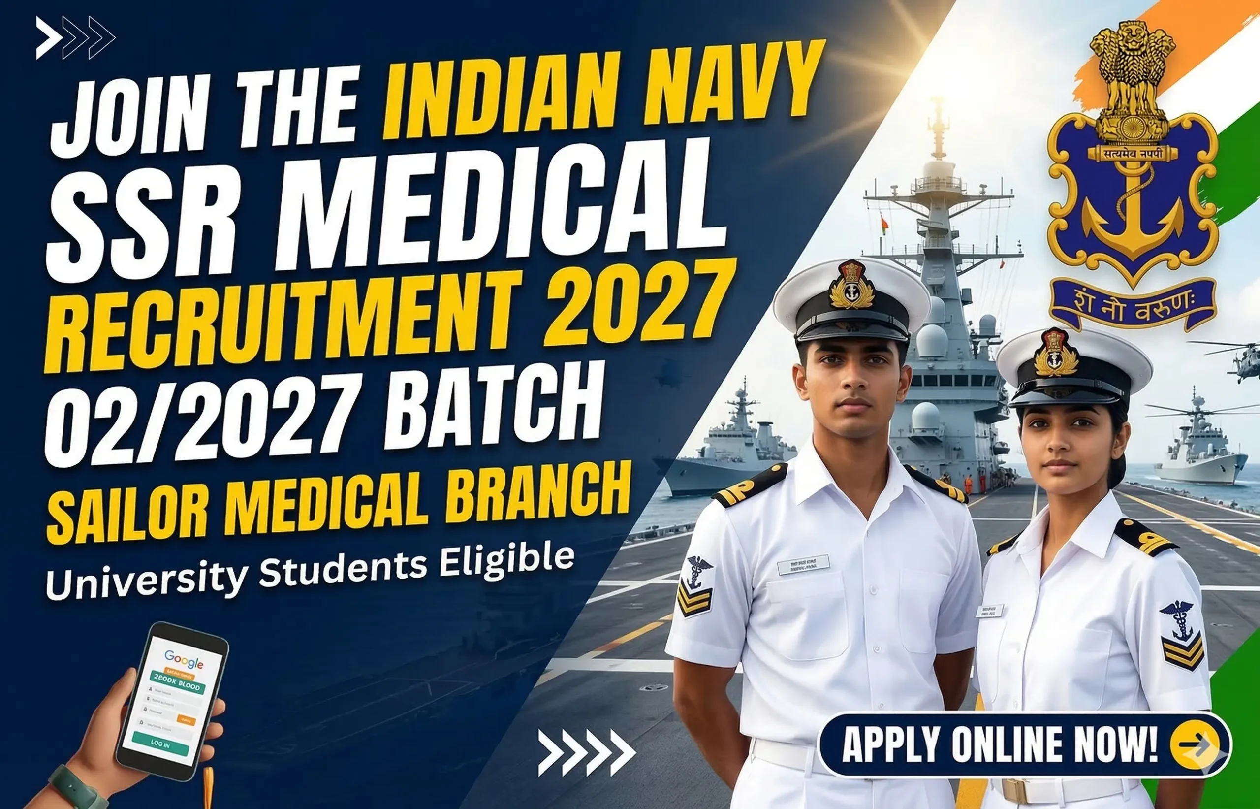 Indian Navy SSR Medical Recruitment