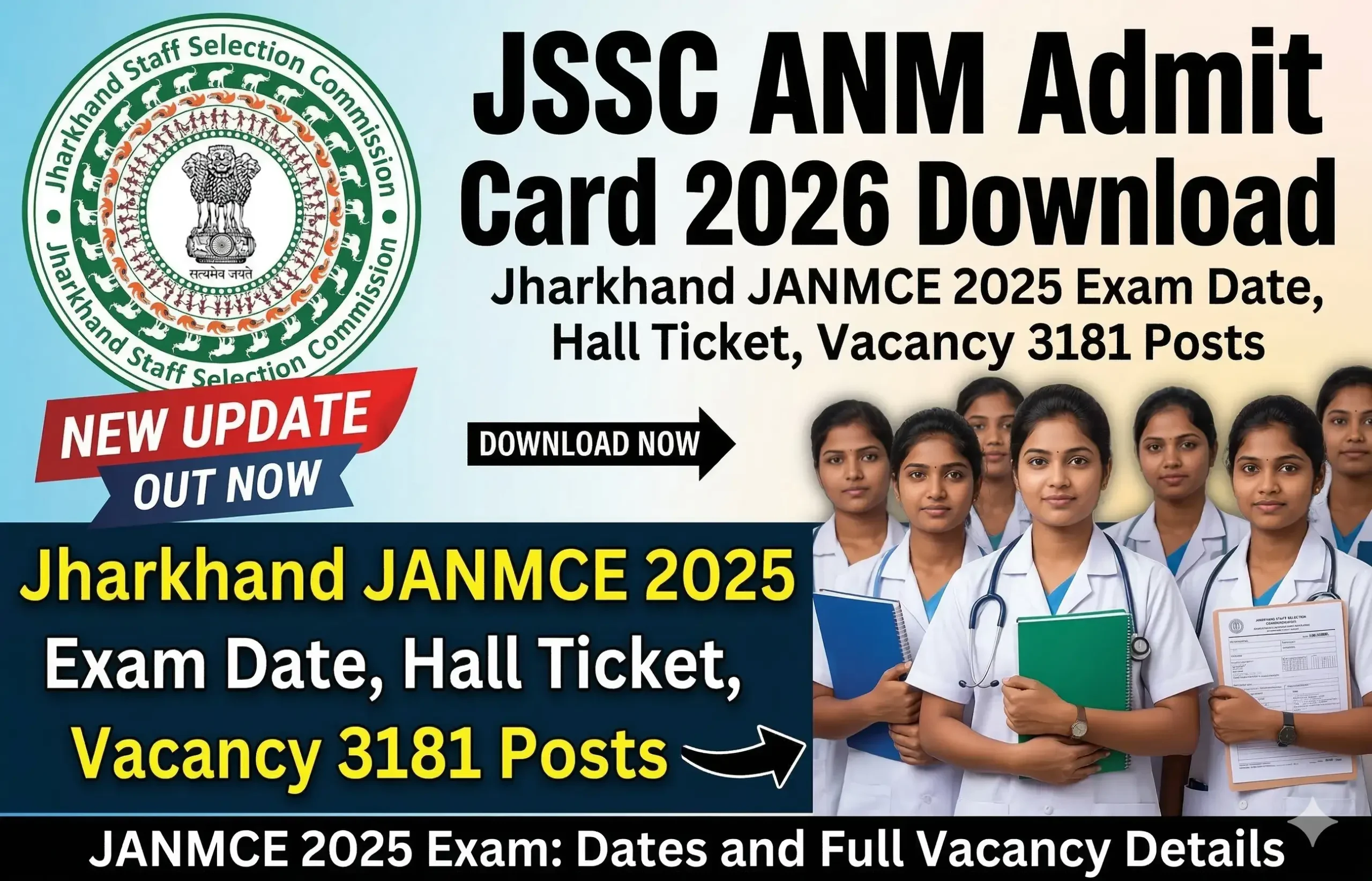 JSSC ANM Admit Card 2026 Download