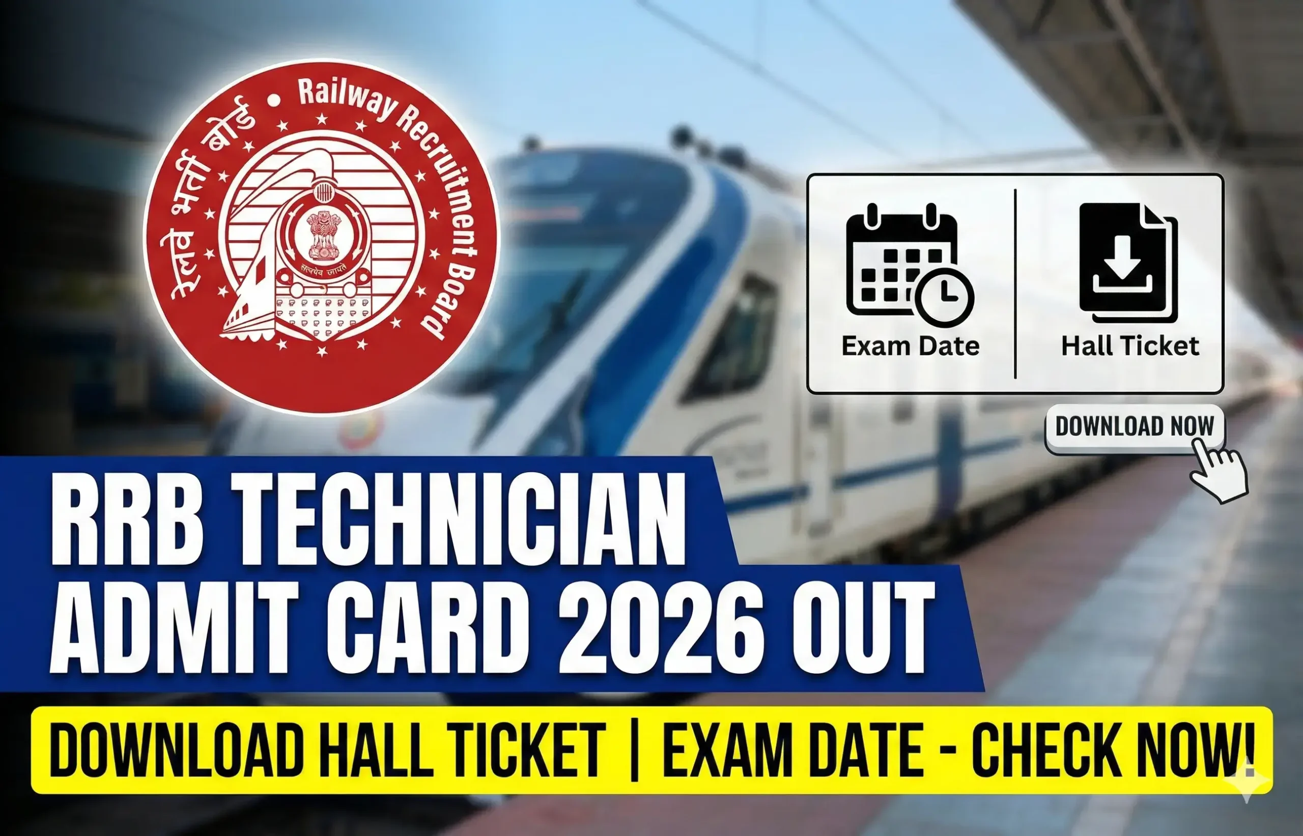 RRB Technician Admit Card