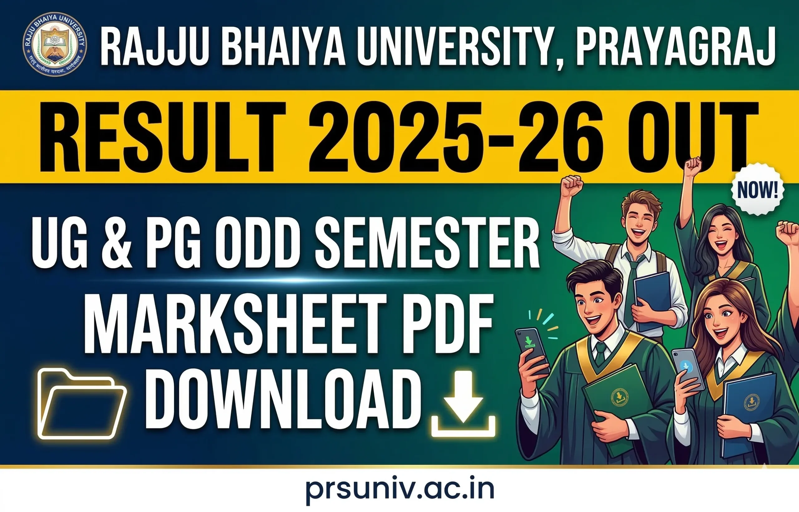 Rajju Bhaiya University Result 2025-26 OUT