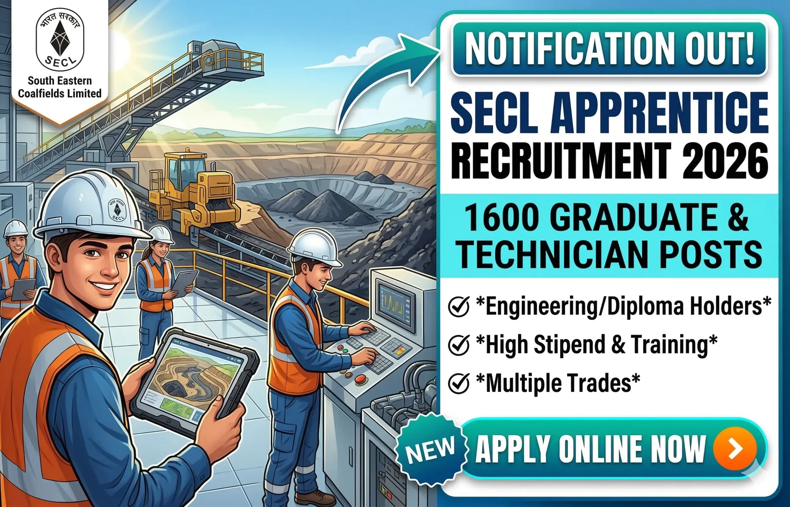 SECL Apprentice Recruitment 2026