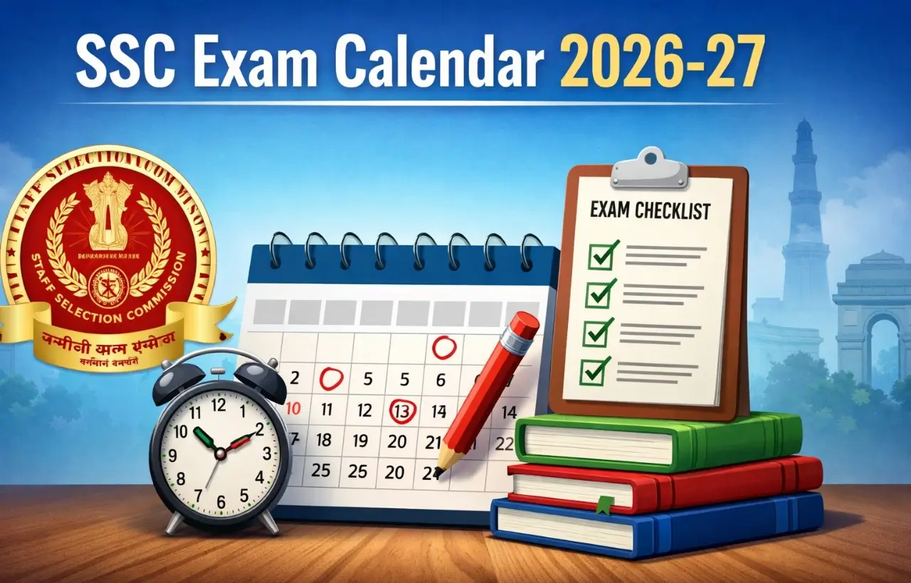SSC Exam Calendar 2026-27