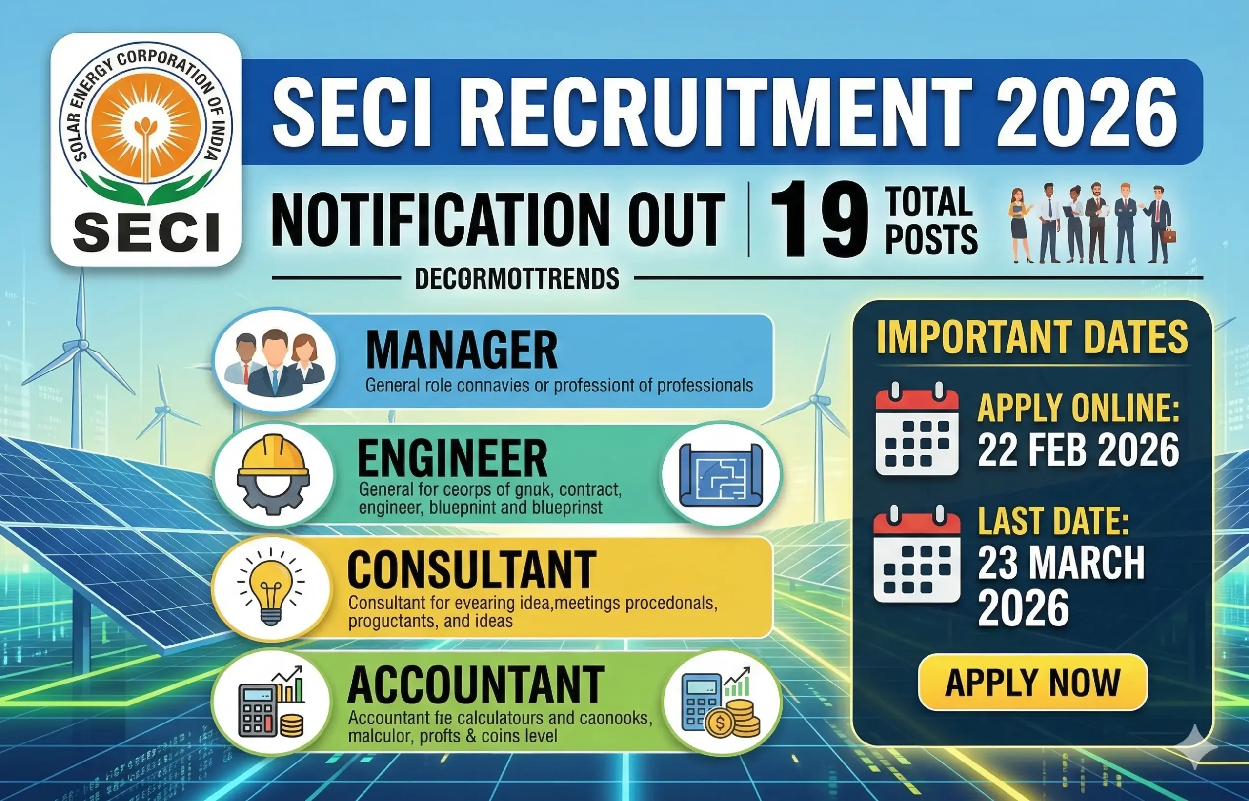 SECI Recruitment 2026