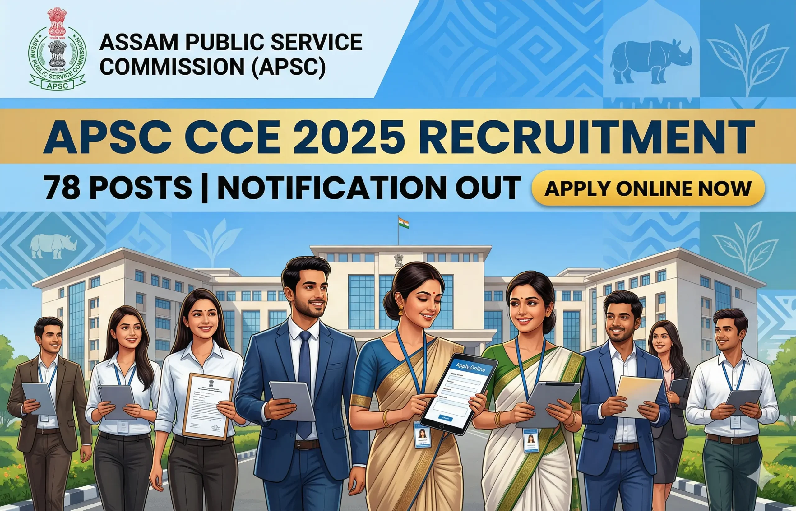 APSC CCE Recruitment 2025 Notification Out