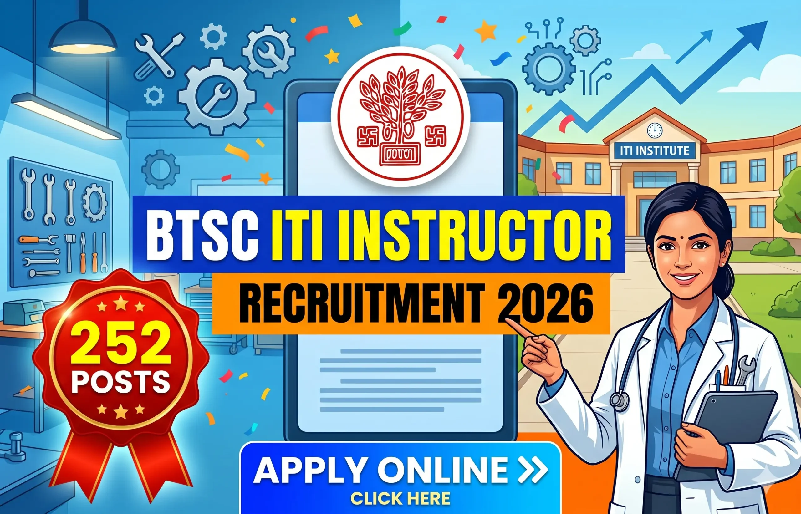 BTSC ITI Instructor Recruitment 2026