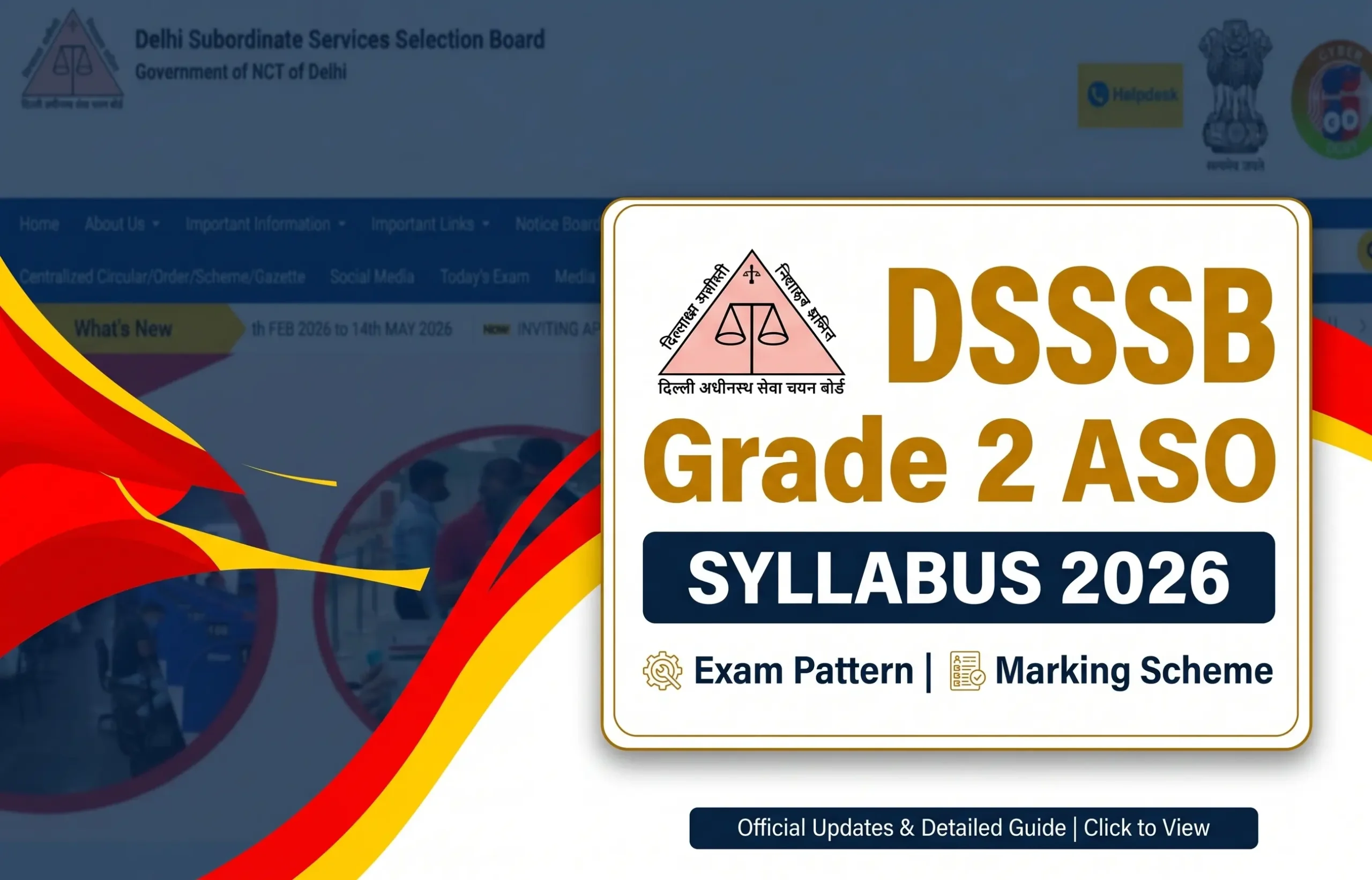 DSSSB DASS Grade 2 ASO Syllabus 2026