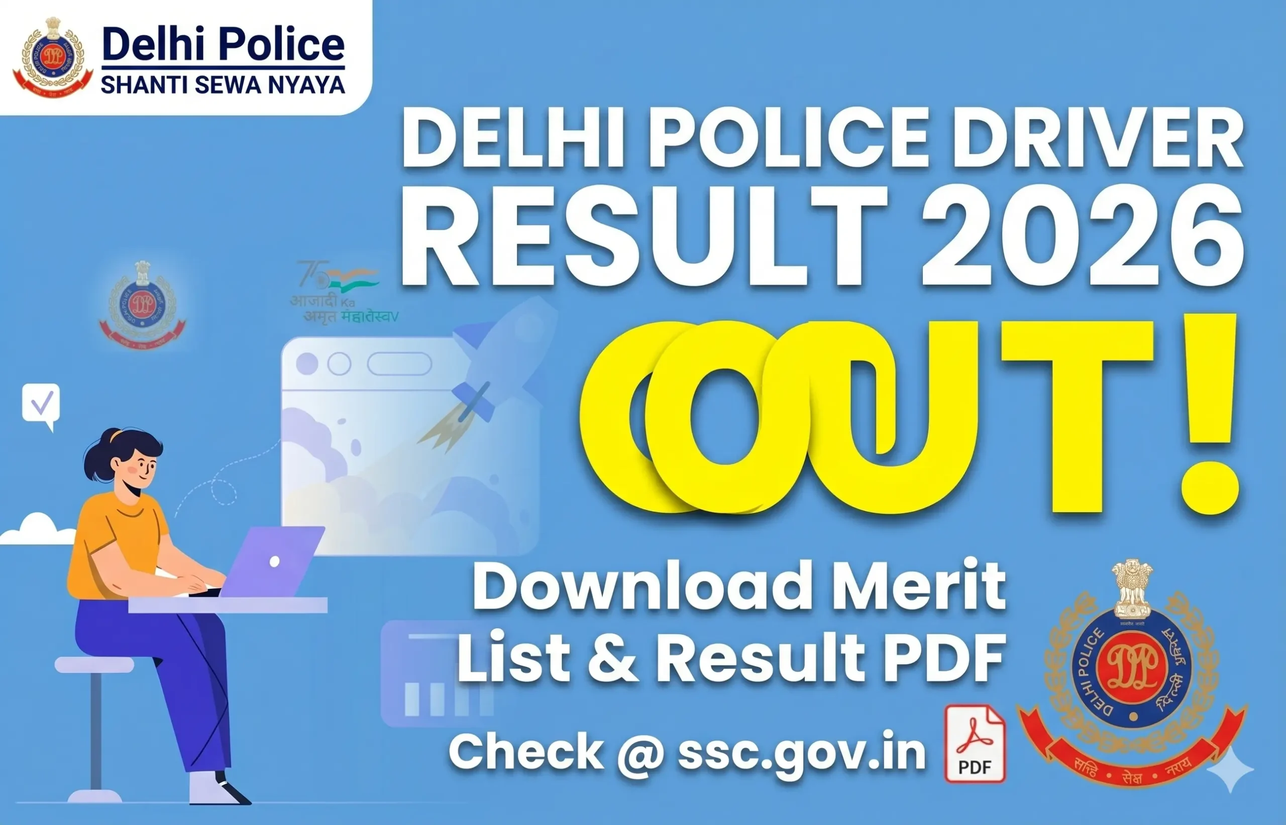 Delhi Police Driver Result 2026 Out