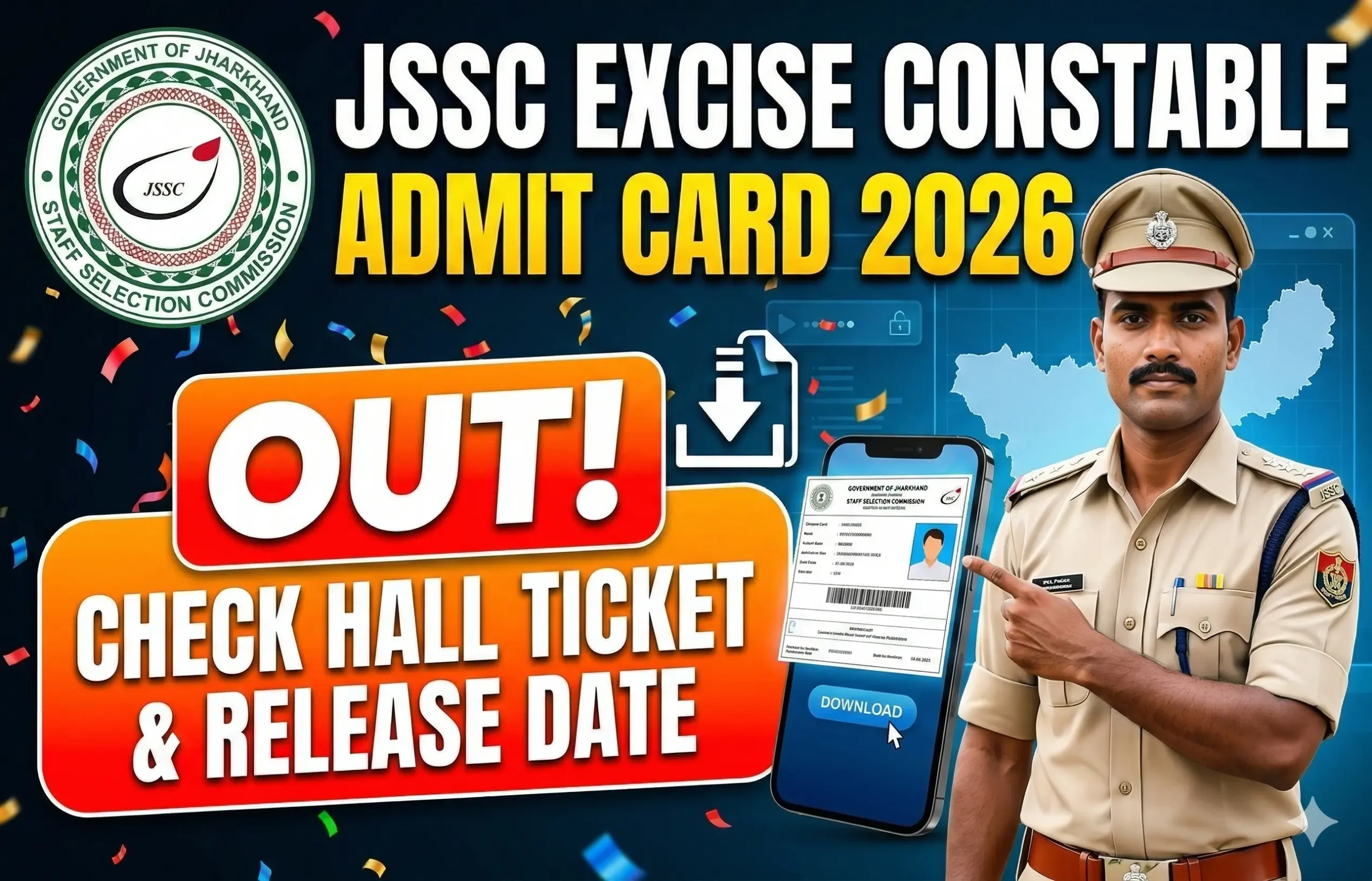 JSSC Excise Constable Admit Card 2026