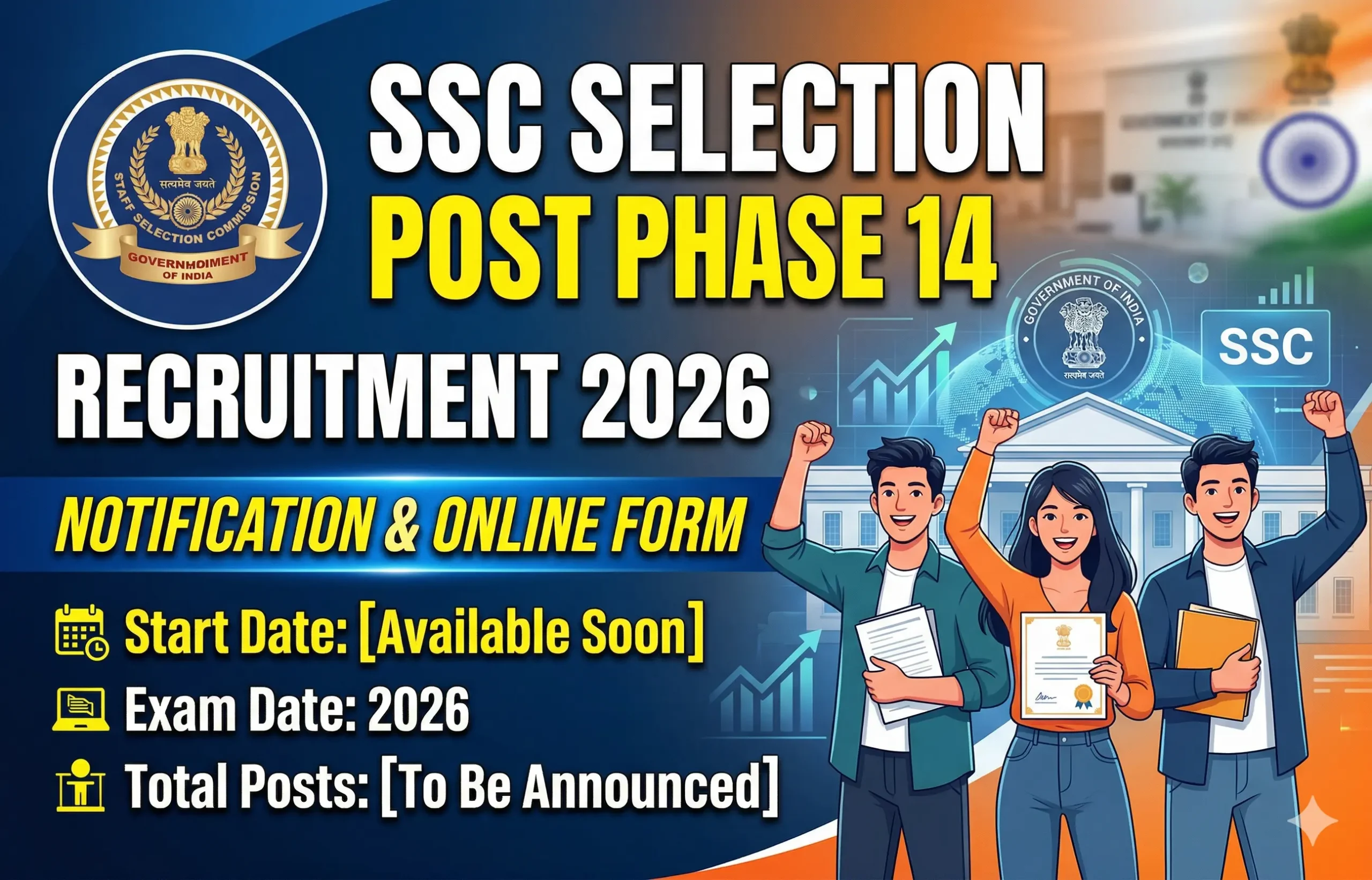 SSC Selection Post Phase 14 Recruitment 2026