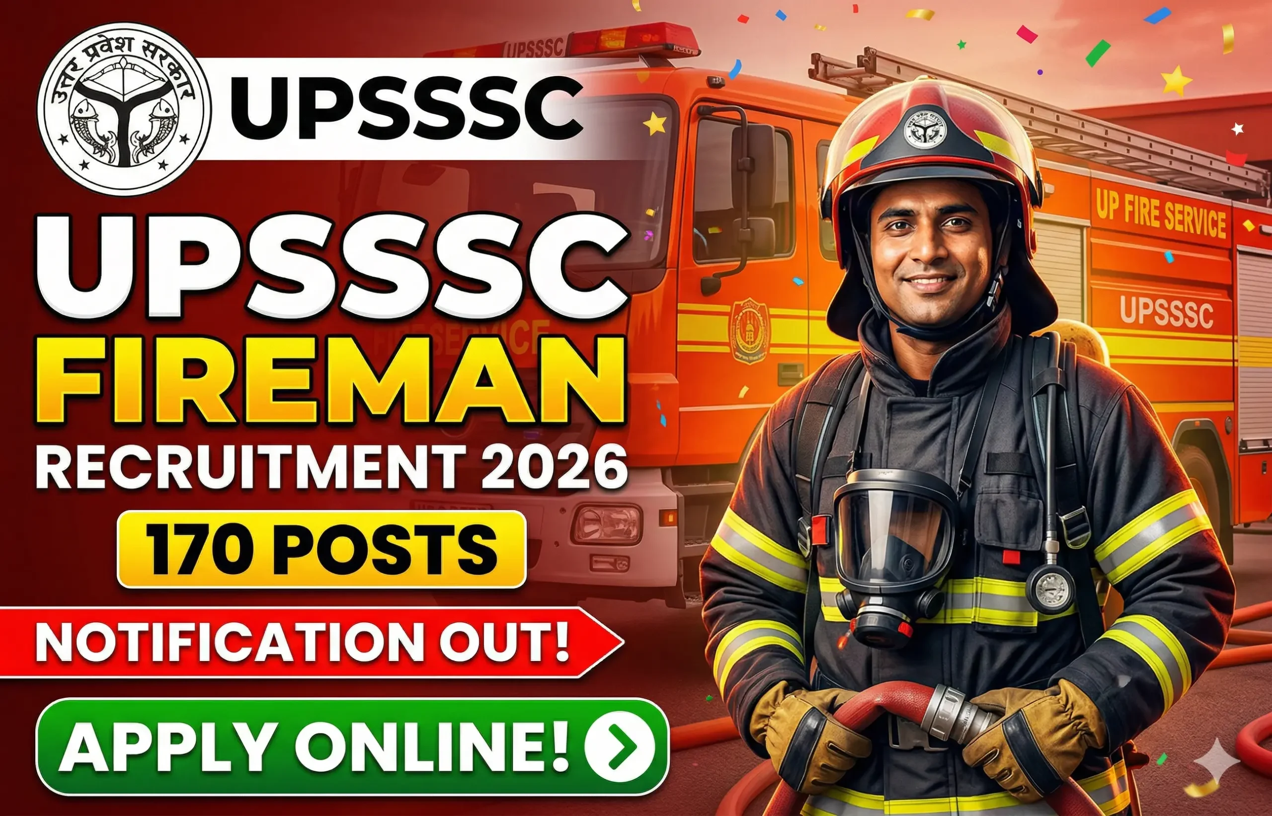 UPSSSC Fireman Recruitment 2026